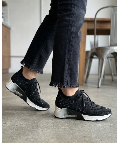 ASH（アッシュ）の「【LUCKY STRASS】ビジュースニーカー（スニーカー・レディース・ホワイト/ブラック・37/36/39/35/40/38）」の6枚目の写真