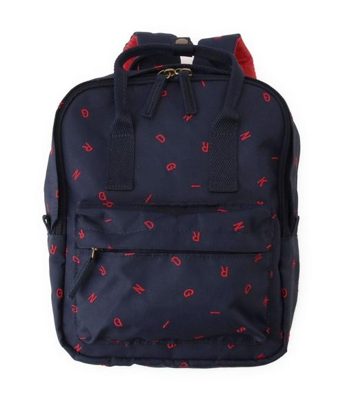 green label relaxing（グリーンレーベルリラクシング）の「GLRスクエアDaypackⅡ◆（バックパック/リュック・キッズ・ケリー/ネイビー/レッド・フリー）」の3枚目の写真