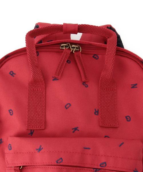green label relaxing（グリーンレーベルリラクシング）の「GLRスクエアDaypackⅡ◆（バックパック/リュック・キッズ・ケリー/ネイビー/レッド・フリー）」の6枚目の写真