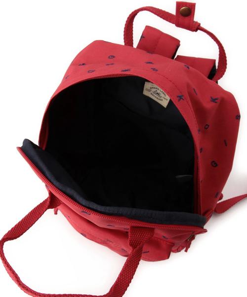 green label relaxing（グリーンレーベルリラクシング）の「GLRスクエアDaypackⅡ◆（バックパック/リュック・キッズ・ケリー/ネイビー/レッド・フリー）」の8枚目の写真