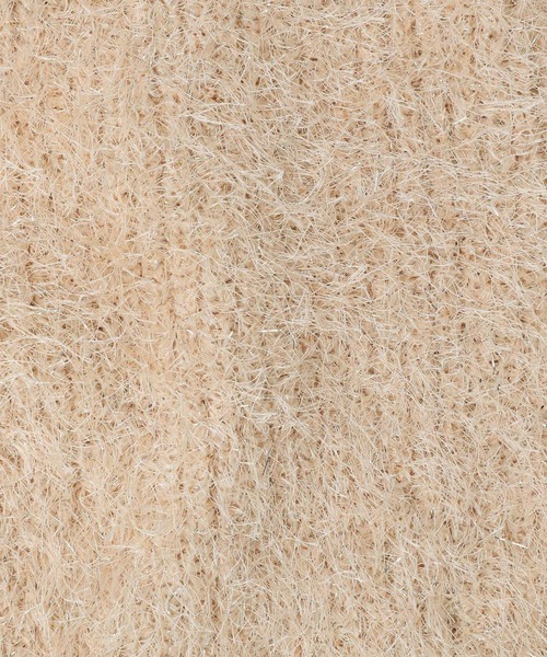 A part by（アパートバイ）の「ラメフェザーノースリーブ（ベスト・レディース・ライトベージュ/チャコールグレー・FREE）」の11枚目の写真