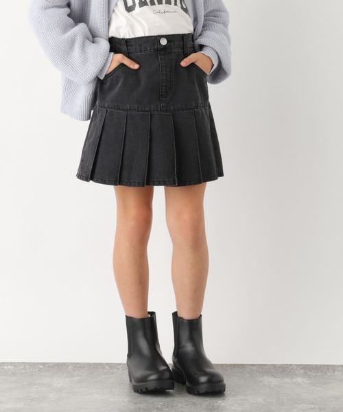 GLOBAL WORK(グローバルワーク)の「ムテキプリプリデニムスカート/976059(デニムスカート・キッズ・ブルー/ライトブルー/ブラック・120cm/130cm/140cm/150cm/160cm/170cm)」の22枚目の写真