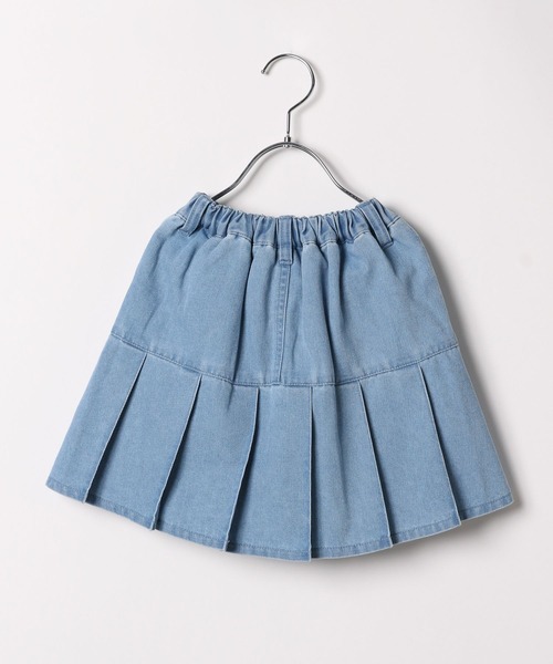 GLOBAL WORK(グローバルワーク)の「ムテキプリプリデニムスカート/976059(デニムスカート・キッズ・ブルー/ライトブルー/ブラック・120cm/130cm/140cm/150cm/160cm/170cm)」の9枚目の写真