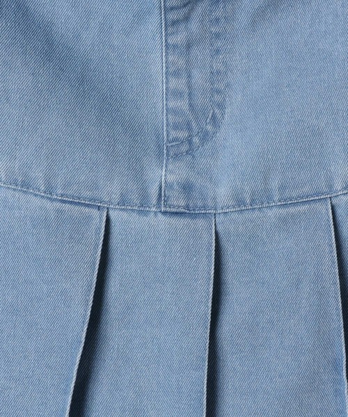 GLOBAL WORK(グローバルワーク)の「ムテキプリプリデニムスカート/976059(デニムスカート・キッズ・ブルー/ライトブルー/ブラック・120cm/130cm/140cm/150cm/160cm/170cm)」の6枚目の写真