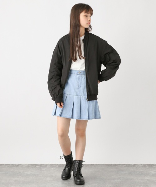 GLOBAL WORK(グローバルワーク)の「ムテキプリプリデニムスカート/976059(デニムスカート・キッズ・ブルー/ライトブルー/ブラック・120cm/130cm/140cm/150cm/160cm/170cm)」の20枚目の写真