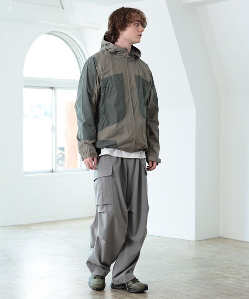『BEAMS HEART』ビームスハート（M）白/緑/ナイロンジャケット/長袖 セール】撥水ナイロンモッズコート（モッズコート）｜BEAMS