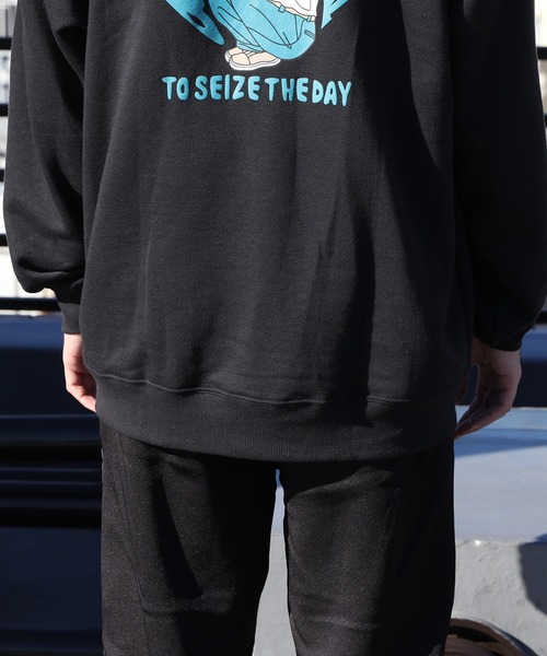 Red Cap Girl（レッドキャプガール）の「Red Cap Girl ハートイラストハーフジップ（スウェット・メンズ・アイボリー/ネイビー/ダークグレー/アッシュグレー・X-LARGE/MEDIUM/LARGE）」の13枚目の写真