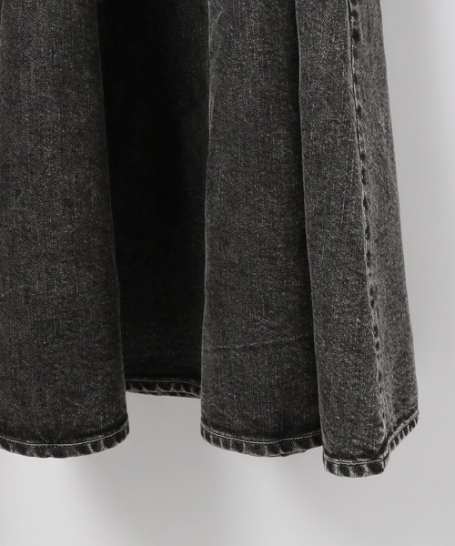 Heather(ヘザー)の「Denim Flare One-piece 105178(ワンピース・レディース・ブラック/ブルー・FREE)」の6枚目の写真