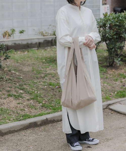 URBAN RESEARCH DOORS(アーバンリサーチドアーズ)の「DOORS LIVING PRODUCTS ショッパーバッグ(エコバッグ/サブバッグ・レディース・ベージュ/ライトブルー・ONE)」の4枚目の写真