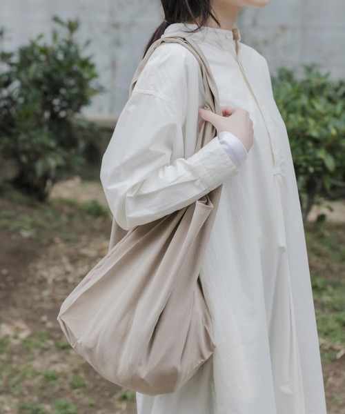 URBAN RESEARCH DOORS(アーバンリサーチドアーズ)の「DOORS LIVING PRODUCTS ショッパーバッグ(エコバッグ/サブバッグ・レディース・ベージュ/ライトブルー・ONE)」の5枚目の写真