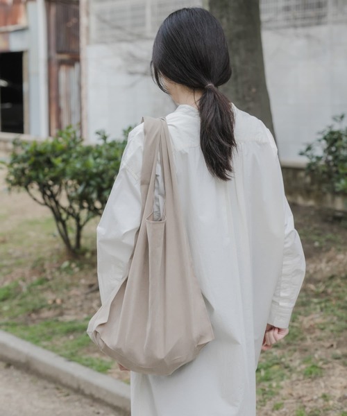 URBAN RESEARCH DOORS(アーバンリサーチドアーズ)の「DOORS LIVING PRODUCTS ショッパーバッグ(エコバッグ/サブバッグ・レディース・ベージュ/ライトブルー・ONE)」の7枚目の写真