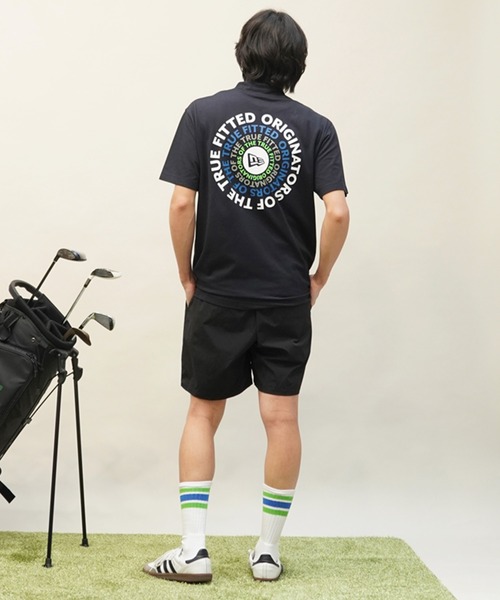 【ニューエラ ゴルフ】ストレッチナイロン ショートパンツ　ブラック・L ナイロン ショートパンツ ブラック | ゴルフ | ニューエラ