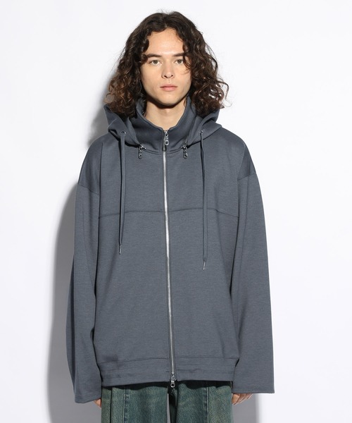 HARE（ハレ）の「ZIPハイネックポンチパーカー(HARE)（パーカー）」 - WEAR