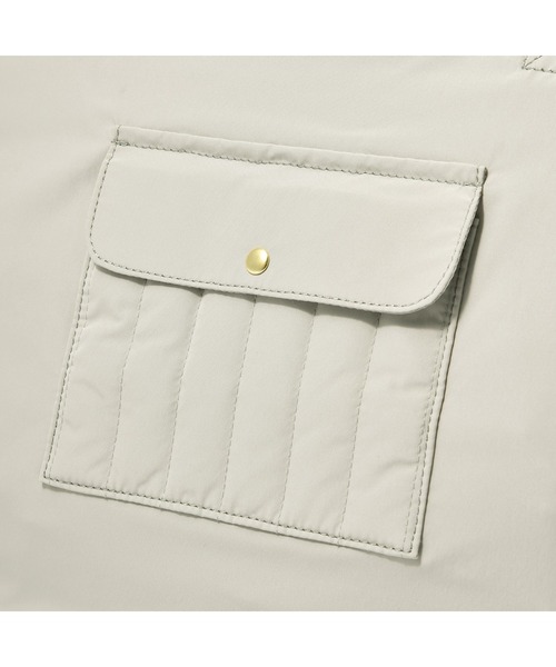 Francfranc（フランフラン）の「キルティング 2WAYキャリーオントート グレー（トートバッグ・レディース・グレー・FREE）」の5枚目の写真