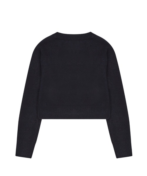 LUVISTRUE(ラヴイズトゥルー)の「OW HEART LOGO KNIT(ニット/セーター・レディース・ネイビー/ブラック/アイボリー・FREE)」の18枚目の写真