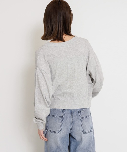 SENSE OF PLACE by URBAN RESEARCH（センスオブプレイスバイアーバンリサーチ）の「リングドットクルーネックカーディガン（カーディガン/ボレロ・レディース・オフホワイト/ブラック/ライトグレー・ONE）」の17枚目の写真