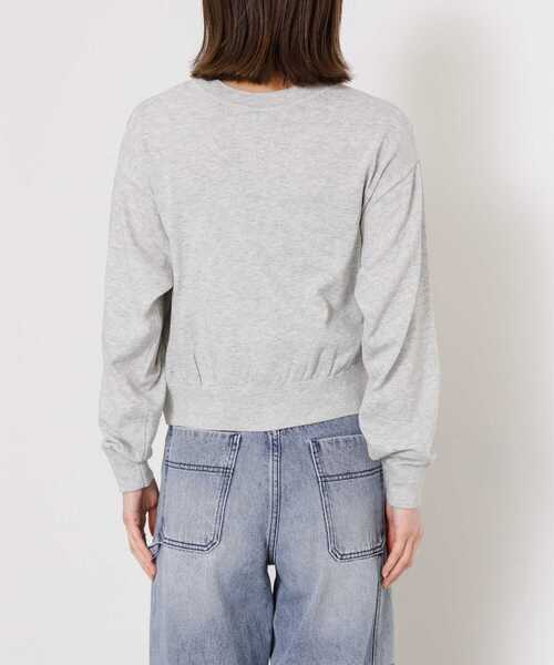 SENSE OF PLACE by URBAN RESEARCH（センスオブプレイスバイアーバンリサーチ）の「リングドットクルーネックカーディガン（カーディガン/ボレロ・レディース・オフホワイト/ブラック/ライトグレー・ONE）」の20枚目の写真