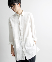 WEGO | WEGO/コットンリネンロングシャツ(シャツ/ブラウス)