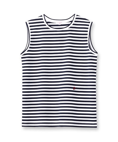 DRESSTERIOR(ドレステリア)の「アイスクリアコットンノースリーブ(Tシャツ/カットソー・レディース・ネイビー系2/ブラック/ブラウン系その他/ホワイト/モスグリーン・34/36/38)」の10枚目の写真