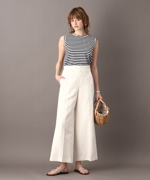 DRESSTERIOR(ドレステリア)の「アイスクリアコットンノースリーブ(Tシャツ/カットソー・レディース・ネイビー系2/ブラック/ブラウン系その他/ホワイト/モスグリーン・34/36/38)」の17枚目の写真