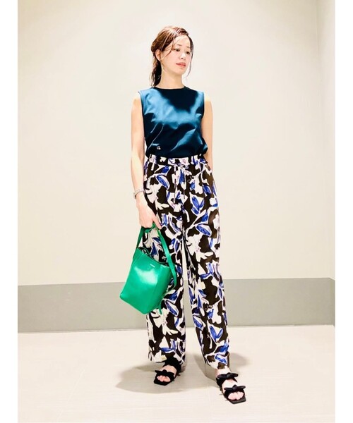 DRESSTERIOR(ドレステリア)の「アイスクリアコットンノースリーブ(Tシャツ/カットソー・レディース・ネイビー系2/ブラック/ブラウン系その他/ホワイト/モスグリーン・34/36/38)」の18枚目の写真