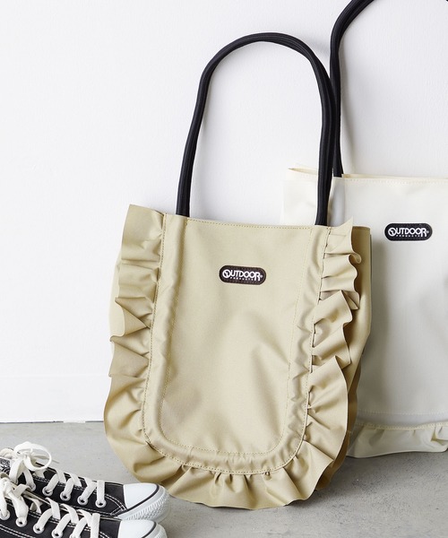 OUTDOOR PRODUCTS フリルトートバッグ OUTDOOR PRODUCTS]フリルトートバッグ | KOBUNSHA SELECT SHOP