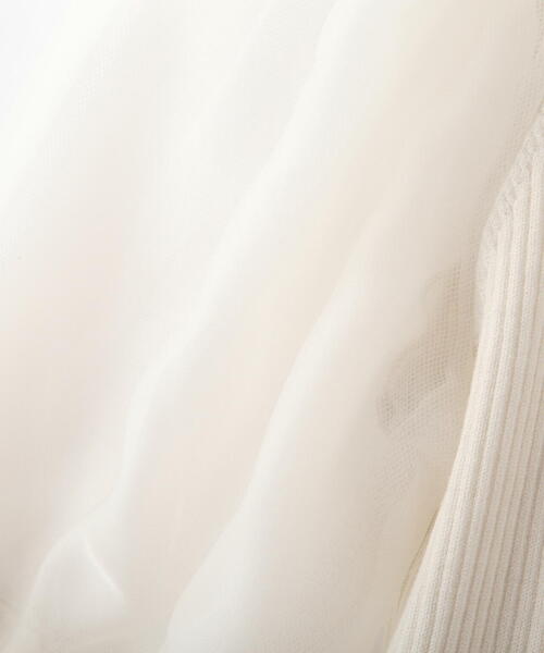 PROPORTION BODY DRESSING(プロポーションボディドレッシング)の「シアーパフニット / 1214170403(ニット/セーター・レディース・ブルー/ブラック/ホワイト系その他・SMALL/MEDIUM)」の15枚目の写真