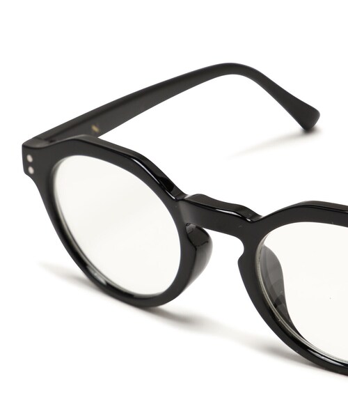 N.（N. Natural Beauty Basic）（エヌエヌナチュラルビューティーベーシック）の「◆ラウンドフレームサングラス（サングラス・レディース・ブラック/グレー・MEDIUM）」の9枚目の写真