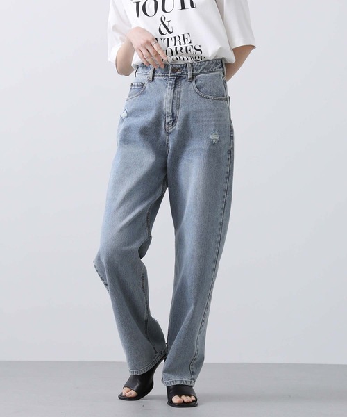 Gready Brilliant（グレディブリリアン）の「ダメージMワイドデニム