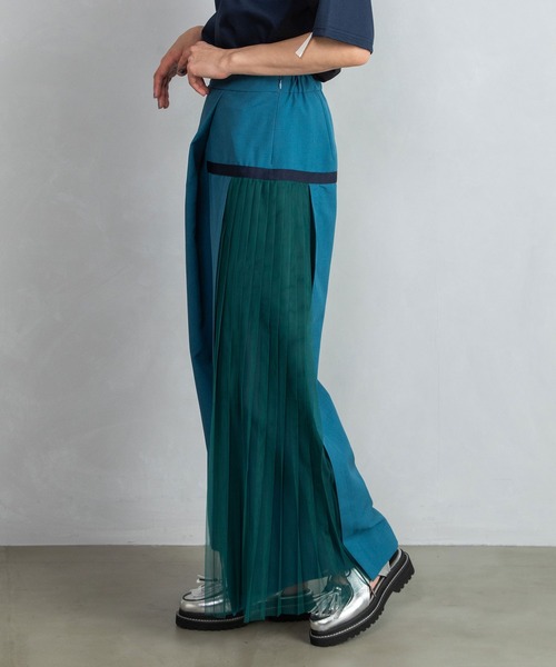 MARECHAL TERRE（マルシャルテル）の「プリーツパンツ（その他パンツ・レディース・ブラック/チャコールグレー/ブルー系その他/ベージュ・MEDIUM）」の18枚目の写真