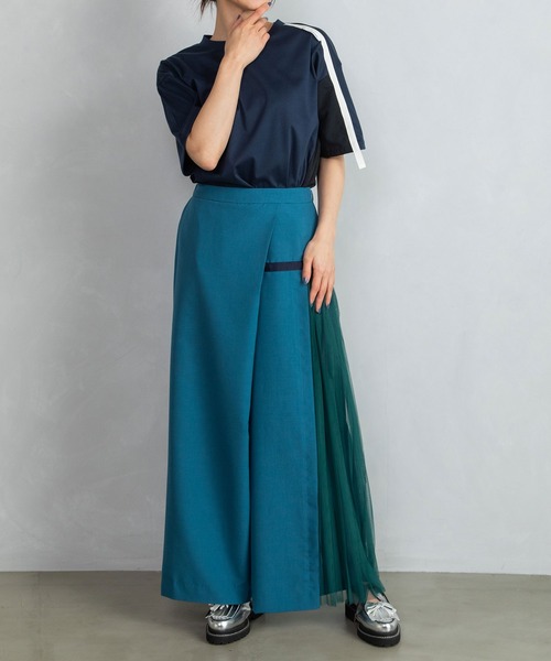 MARECHAL TERRE（マルシャルテル）の「プリーツパンツ（その他パンツ・レディース・ブラック/チャコールグレー/ブルー系その他/ベージュ・MEDIUM）」の21枚目の写真