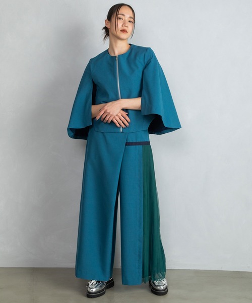 MARECHAL TERRE（マルシャルテル）の「プリーツパンツ（その他パンツ・レディース・ブラック/チャコールグレー/ブルー系その他/ベージュ・MEDIUM）」の22枚目の写真