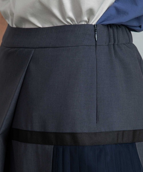 MARECHAL TERRE（マルシャルテル）の「プリーツパンツ（その他パンツ・レディース・ブラック/チャコールグレー/ブルー系その他/ベージュ・MEDIUM）」の8枚目の写真