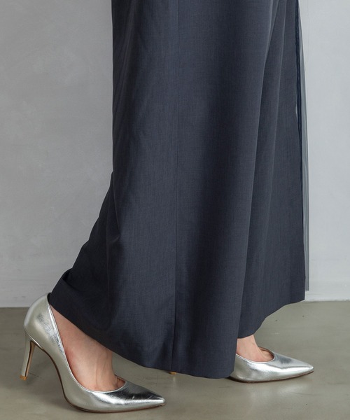 MARECHAL TERRE（マルシャルテル）の「プリーツパンツ（その他パンツ・レディース・ブラック/チャコールグレー/ブルー系その他/ベージュ・MEDIUM）」の11枚目の写真