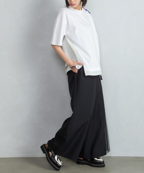 MARECHAL TERRE（マルシャルテル）の「プリーツパンツ（その他パンツ・レディース・ブラック/チャコールグレー/ブルー系その他/ベージュ・MEDIUM）」の15枚目の写真