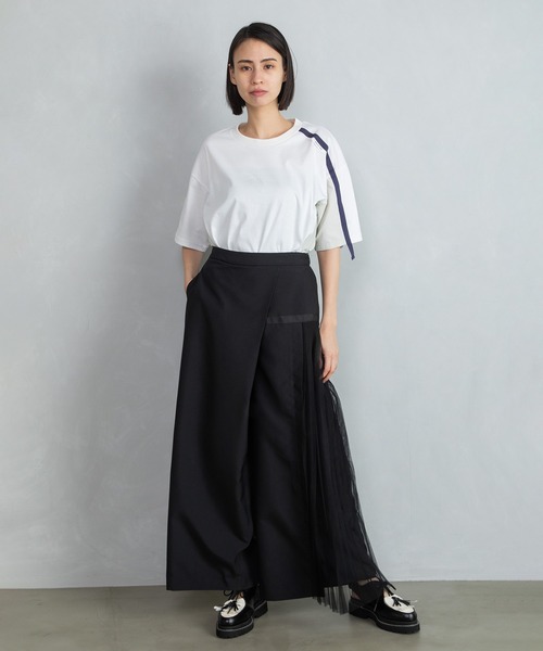 MARECHAL TERRE（マルシャルテル）の「プリーツパンツ（その他パンツ・レディース・ブラック/チャコールグレー/ブルー系その他/ベージュ・MEDIUM）」の16枚目の写真