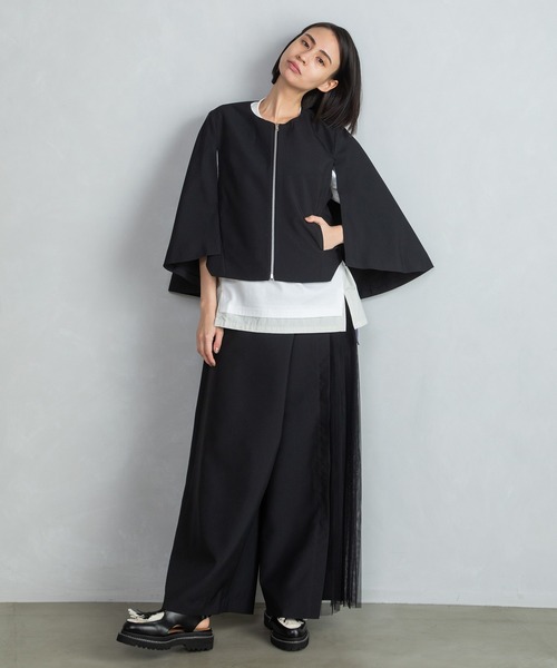 MARECHAL TERRE（マルシャルテル）の「プリーツパンツ（その他パンツ・レディース・ブラック/チャコールグレー/ブルー系その他/ベージュ・MEDIUM）」の17枚目の写真