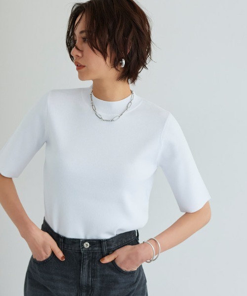 RASW]ハーフスリーブニット（ニット/セーター）｜RASW（ラス）の