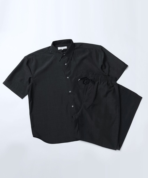 LIL VENDARS（リルヴェンダース）の「Buyer's Select/【ナノファイン加工/抗菌防臭】セットアップ対応ドライポリ半袖シャツ（シャツ/ブラウス・メンズ・アイボリー/ブラック/ブルーグレー/グレー/ネイビー・LL/L/M）」の13枚目の写真