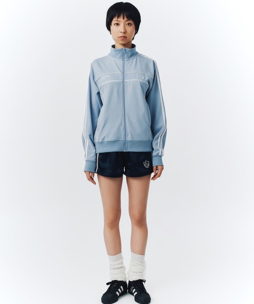 WIND AND SEA×FCMM トラックジャケット ジャージ 紺XL 美品】WIND AND SEA×FCMM トラックジャケット ジャージ 紺XL