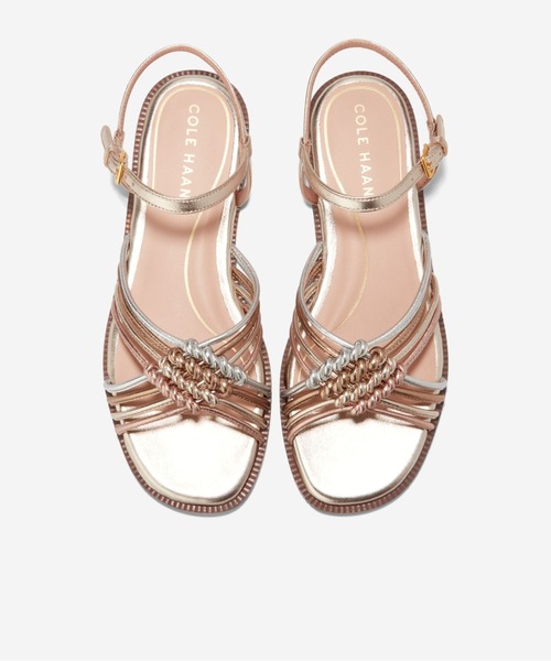 コールハーン サンダル ピンク 7.5 / 24.5㎝ セール】ジットニーノット サンダル womens（サンダル）｜COLE