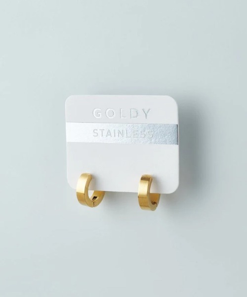 GOLDY(ゴールディ)の「【GOLDY】アレルギー対応 ステンレス フィットイヤリング 2240307(イヤリング・レディース・ゴールド/シルバー・FREE)」の6枚目の写真