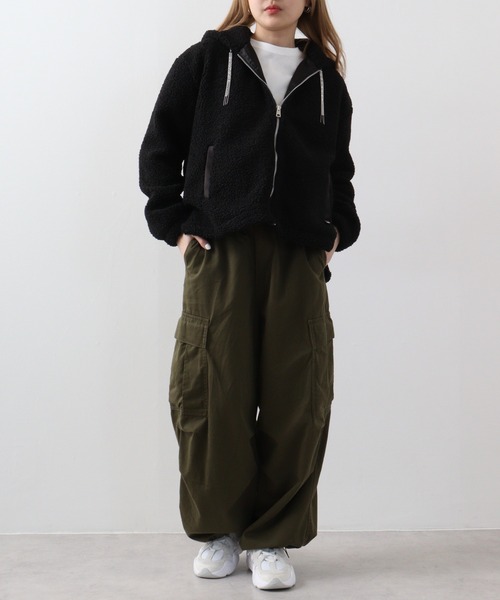 DIMENSIONE danza（ディメンシオーネ ダンツァ）の「フリースブルゾン（ブルゾン・レディース・ブラック・MEDIUM/SMALL/X-SMALL）」の6枚目の写真