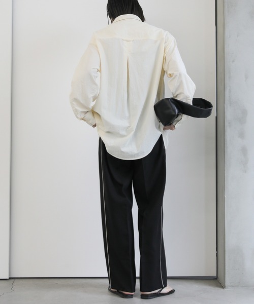 select MOCA（セレクトモカ）の「パイピングサイドラインスラックス（スラックス・レディース・ブラック/グレー・LARGE/MEDIUM）」の11枚目の写真