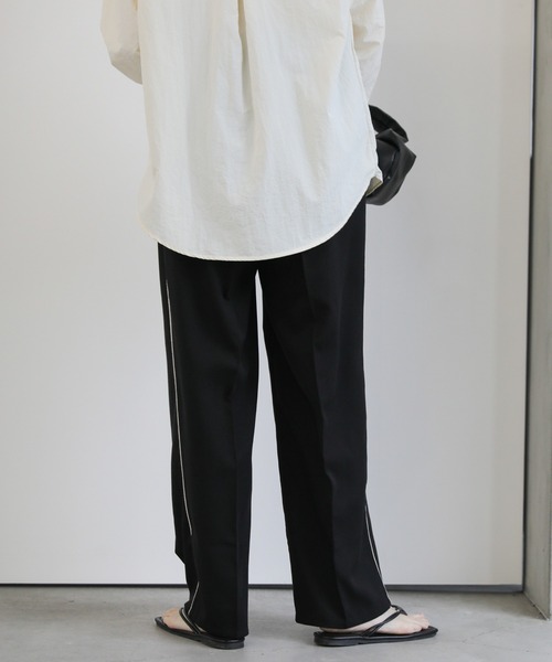 CELINE サイドラインスラックス callautia サイドラインスラックスパンツ[品番：AMTW0009373