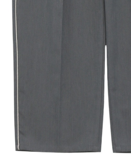 select MOCA（セレクトモカ）の「パイピングサイドラインスラックス（スラックス・レディース・ブラック/グレー・LARGE/MEDIUM）」の6枚目の写真