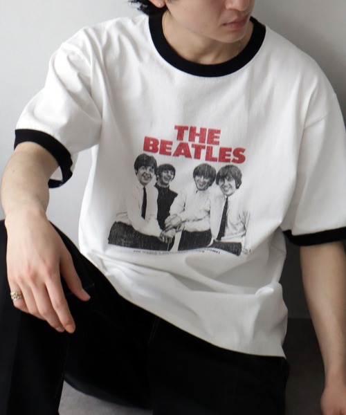 ビートルズ　ヴィンテージtシャツ　THE BEATLES ホワイト1995 希少 ビートルズ ヴィンテージtシャツ THE BEATLES ホワイト1995 希少