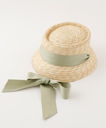 URBAN CHERRY | カラーリボンストローバケットハット(ハット)