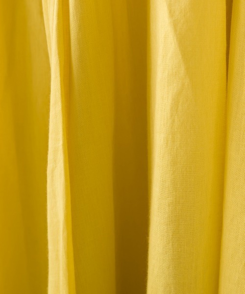 OMNES（オムネス）の「コットンボイルフレアロングスカート（スカート・レディース・マスタード/ブラウン/グリーン/ピンク/ブラック/ブルー/グリーン系その他/ベージュ/ブルー系その他/ブラウン系その他・FREE）」の11枚目の写真