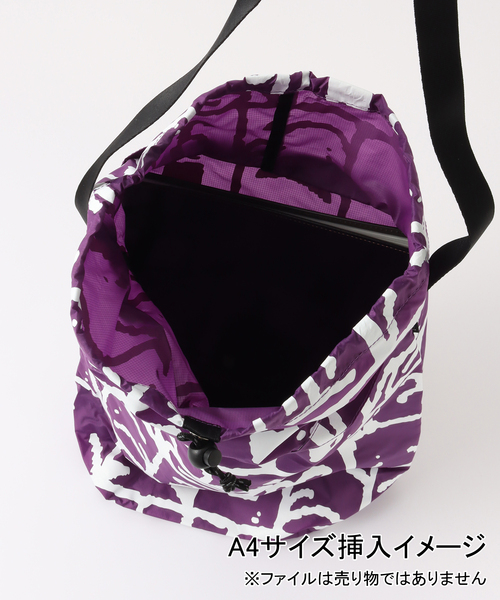 SAYHELLO（セイハロー）の「【SAYHELLO / セイハロー】Zerosy Laundry Bag（ショルダーバッグ・メンズ・イエロー/パープル・FREE）」の10枚目の写真